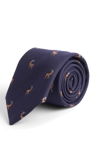 Men's Standing Stag Neck Tie