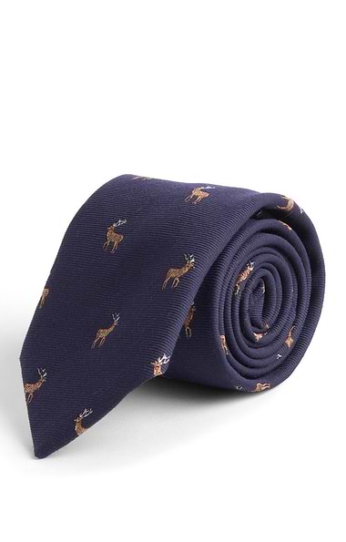 Men's Standing Stag Neck Tie