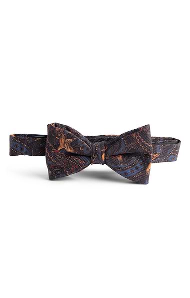 Men's Paisley Pheasant Silk Twill Bow Tie