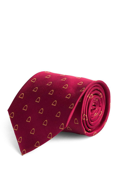 Men's Woven Stirrups Tie