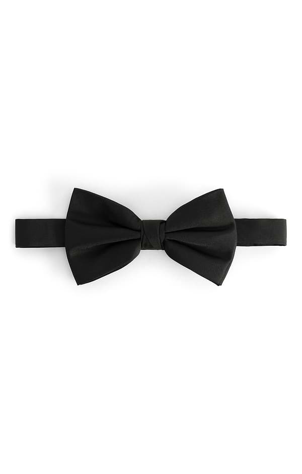 Men's Ready-Tied Barathea Silk Bow Tie