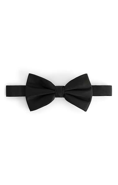 Men's Ready-Tied Barathea Silk Bow Tie