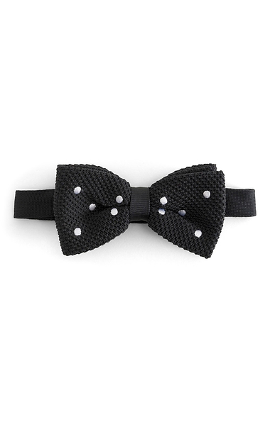Men's Knitted Dot Bow Tie