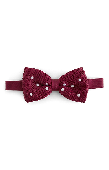 Men's Knitted Dot Bow Tie