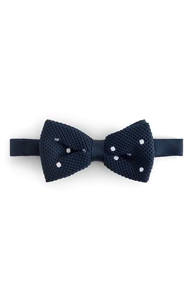 Men's Knitted Dot Bow Tie