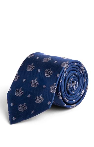 Men's Crown Woven Tie