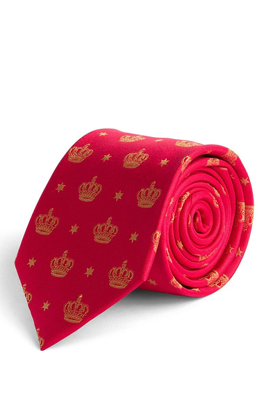 Men's Crown Woven Tie