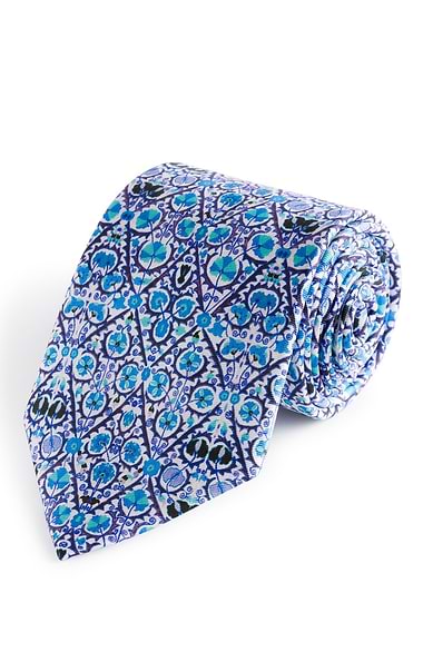 Men's Greek Owl Print Tie