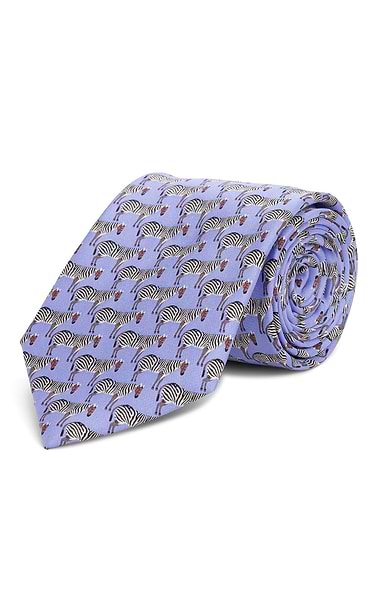 Men's Greek Owl Print Tie