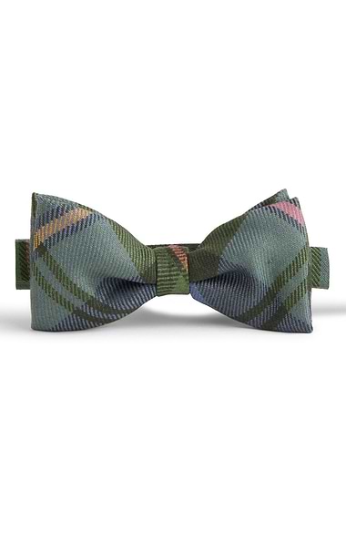 Men's Plaid Bow Tie