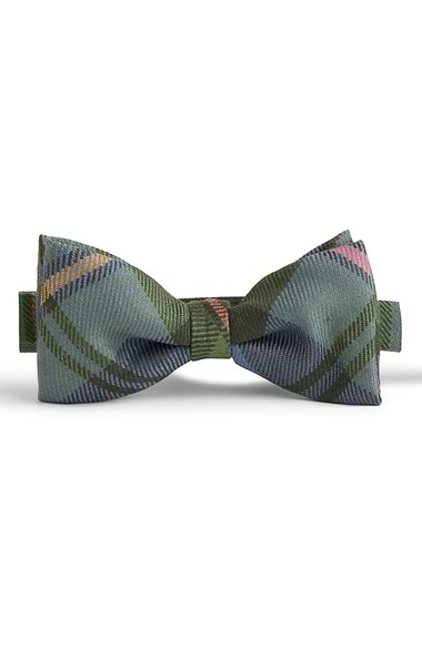 Men's Plaid Bow Tie