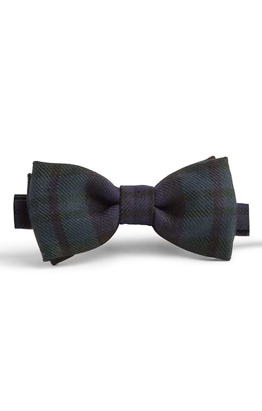 Men's Plaid Bow Tie