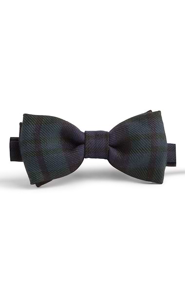 Men's Plaid Bow Tie