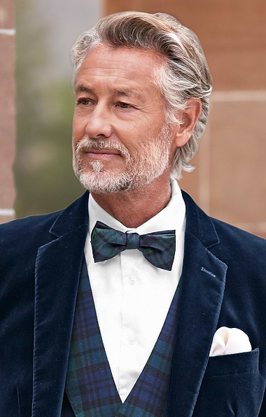 Men's Plaid Bow Tie