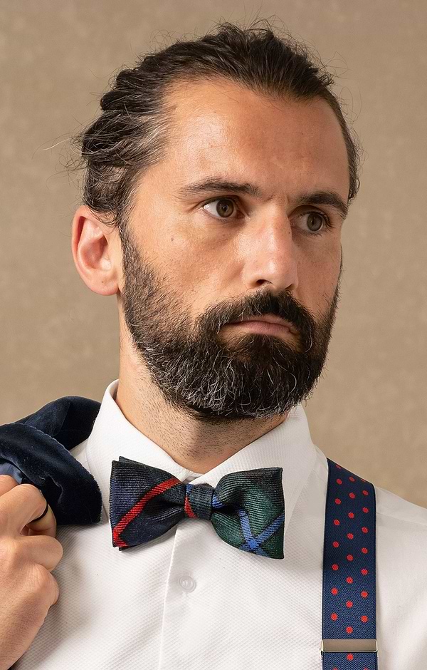 Men's Plaid Bow Tie