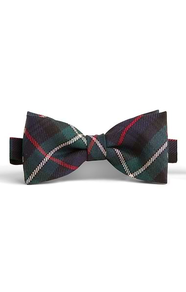 Men's Plaid Bow Tie