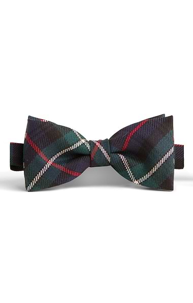 Men's Plaid Bow Tie
