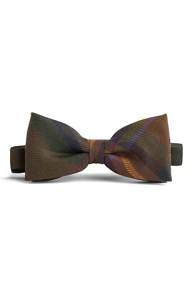 Men's Plaid Bow Tie