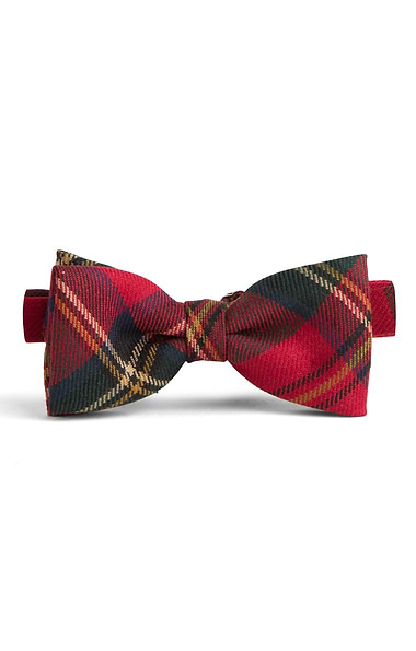Men's Plaid Bow Tie