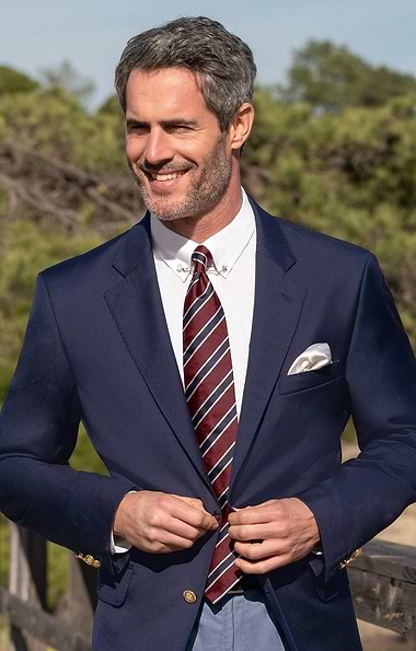 Stripe Silk Twill Neck Tie