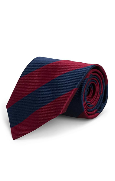 Stripe Silk Twill Neck Tie