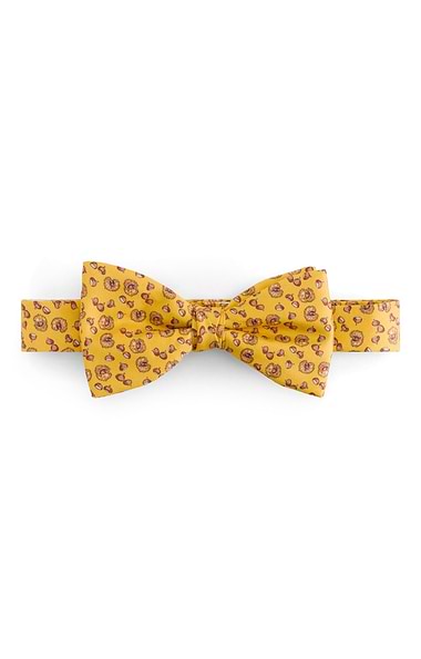 Men's Ashwood Conker Silk Bow Tie