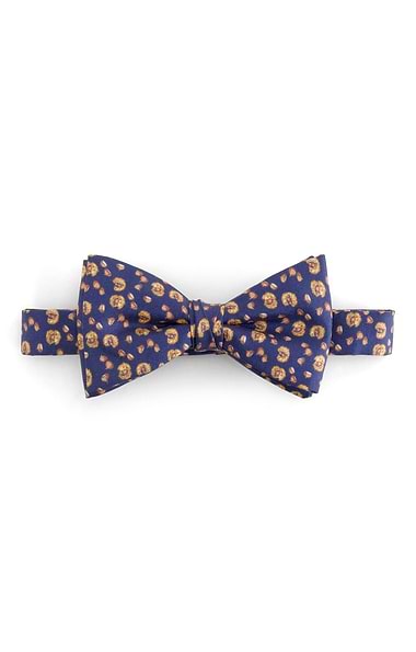 Men's Ashwood Conker Silk Bow Tie