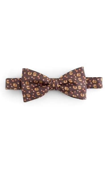 Men's Ashwood Conker Silk Bow Tie