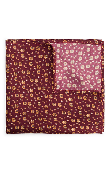 Men's Conker Silk Twill Handkerchief