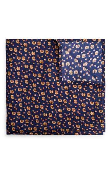 Men's Conker Silk Twill Handkerchief