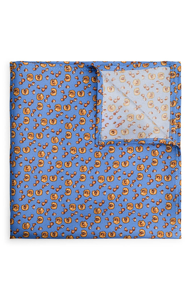 Men's Conker Silk Twill Handkerchief