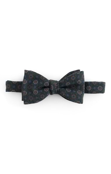 Men's Ashwood Medallion Wool Bow Tie