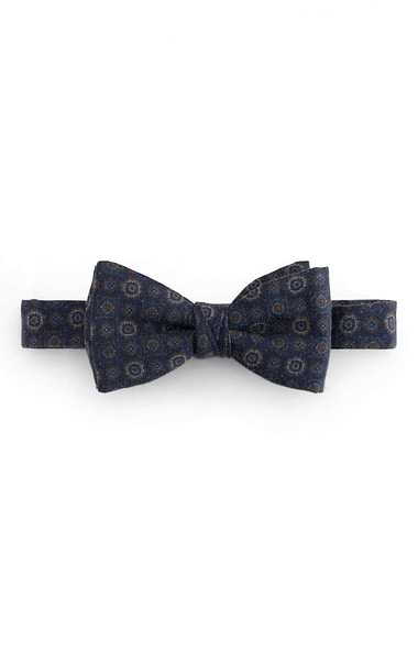 Men's Ashwood Medallion Wool Bow Tie