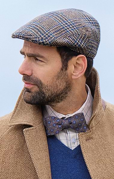 Men's Italian Wool Floral Bow Tie