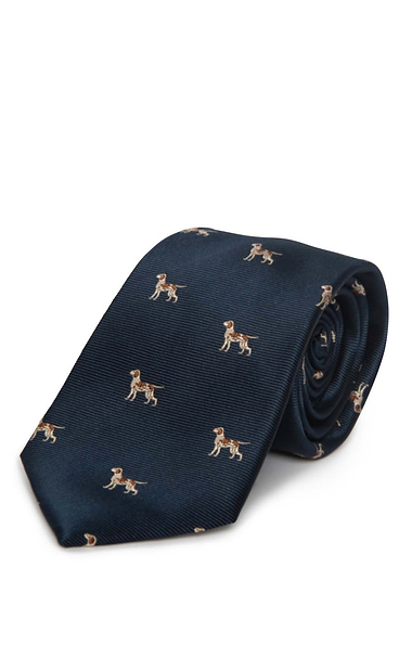 Men's Dogs Woven Silk Tie Woven Silk Tie
