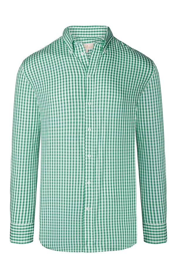 Men's Cotton Button Down Gingham Shirt