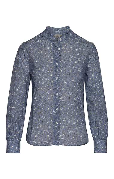 Ladies Frill Cotton Shirt