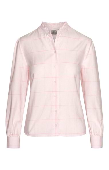 Ladies Frill Cotton Shirt