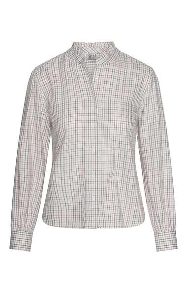 Ladies Frill Cotton Shirt