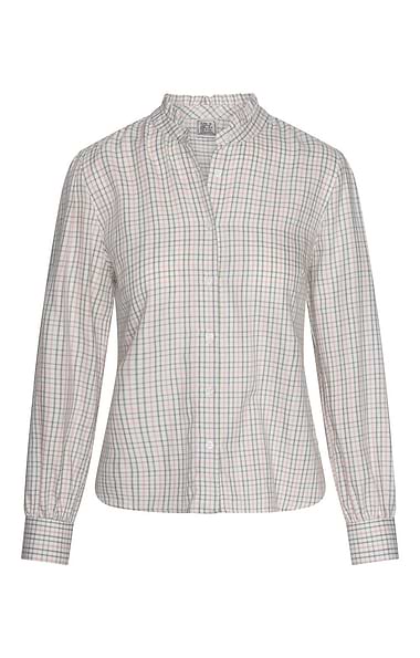 Ladies Frill Cotton Shirt