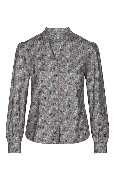 Ladies Frill Cotton Shirt