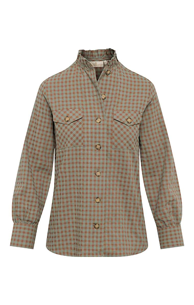 Ladies Cotton & Wool Western Shirt