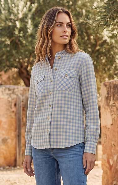 Ladies Cotton & Wool Western Shirt