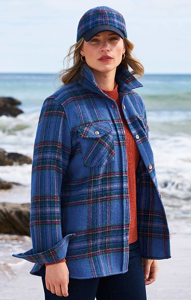 Ladies British Tweed Overshirt