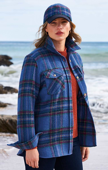 Ladies British Tweed Overshirt