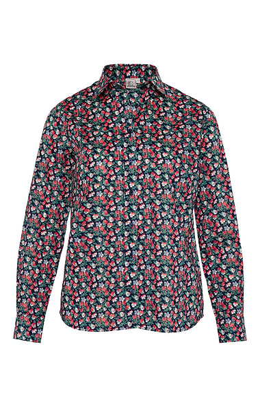 Ladies Classic Cotton Blouse Made with Liberty Fabric