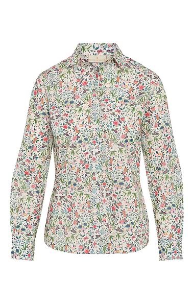 Ladies Classic Cotton Blouse Made with Liberty Fabric