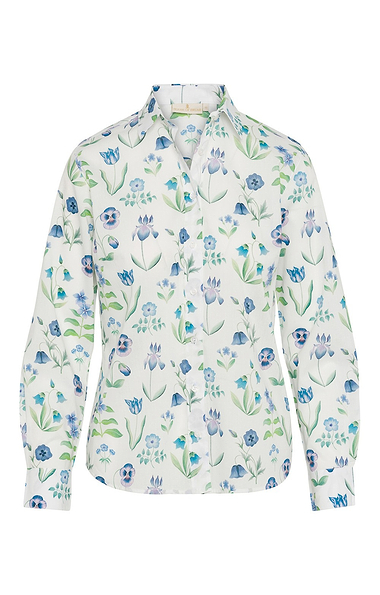 Ladies Classic Cotton Blouse Made with Liberty Fabric