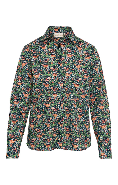 Ladies Classic Cotton Blouse Made with Liberty Fabric