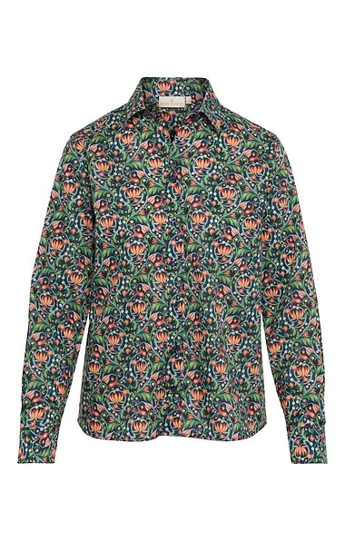 Ladies Classic Cotton Blouse Made with Liberty Fabric